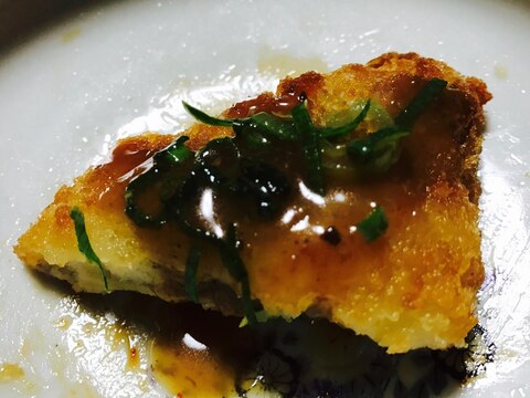 惣菜アレンジ!あんかけネギのせアジフライ